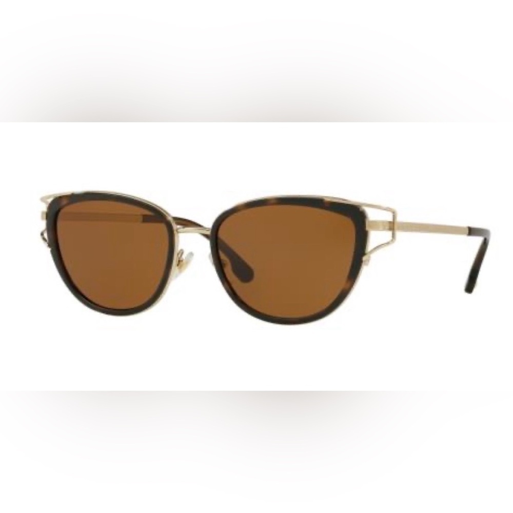 Versace Cat Eye Sunglasses - Havana Gold Medusa Logo